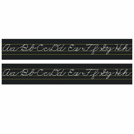 NORTH STAR TEACHER RESOURCES Alphabet Lines Black Traditional Cursive, 2PK NS9034